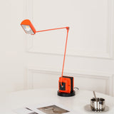 Dynamo Minimalist Adjustable LED Table Lamp Rotating Metal Desk Light for Modern Bedroom Office