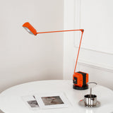Dynamo Minimalist Adjustable LED Table Lamp Rotating Metal Desk Light for Modern Bedroom Office