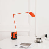 Dynamo Minimalist Adjustable LED Table Lamp Rotating Metal Desk Light for Modern Bedroom Office