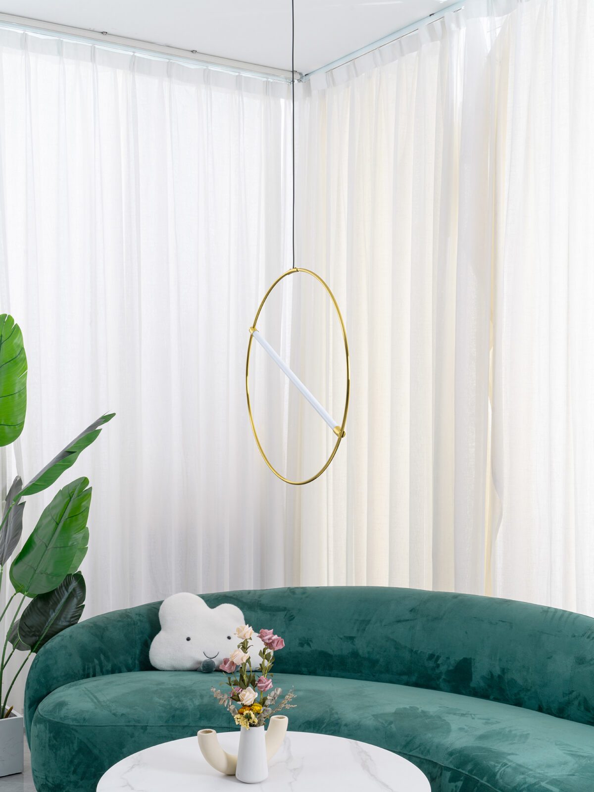 modern-geometric-circular-brass-pendant-light-led-suspension-lamp-for-living-room
