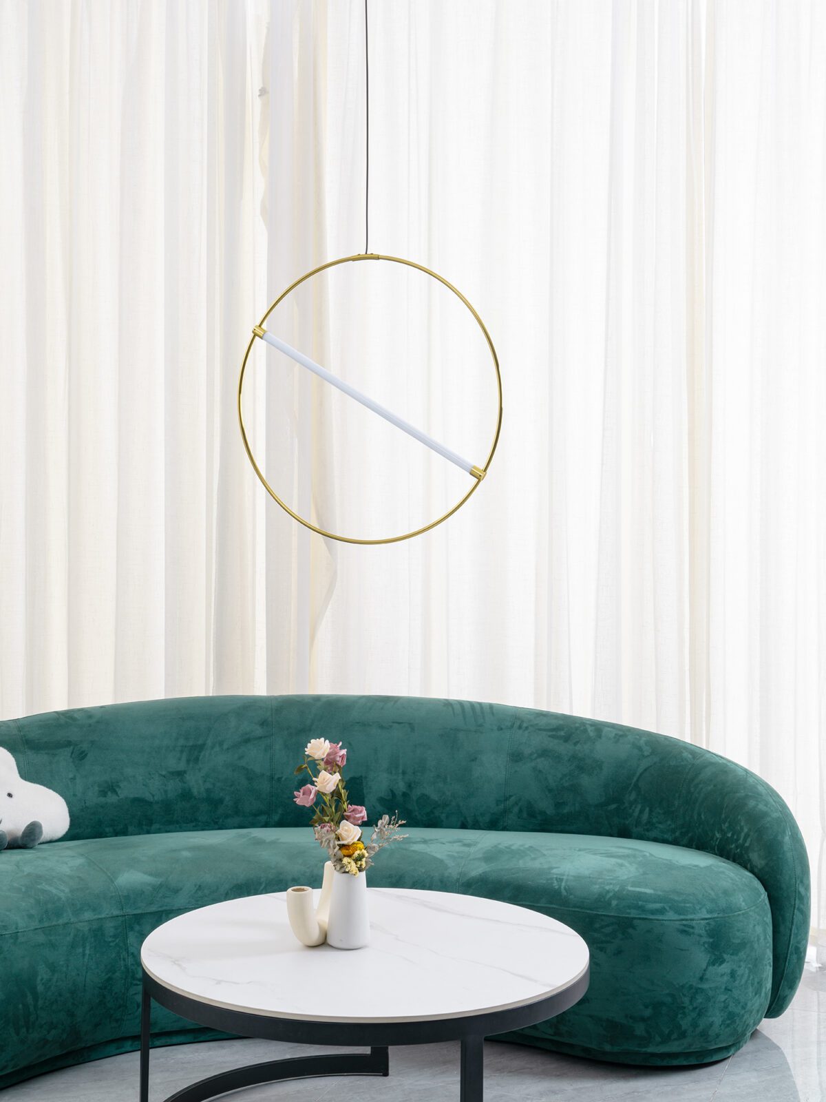 modern-geometric-circular-brass-pendant-light-led-suspension-lamp-for-living-room