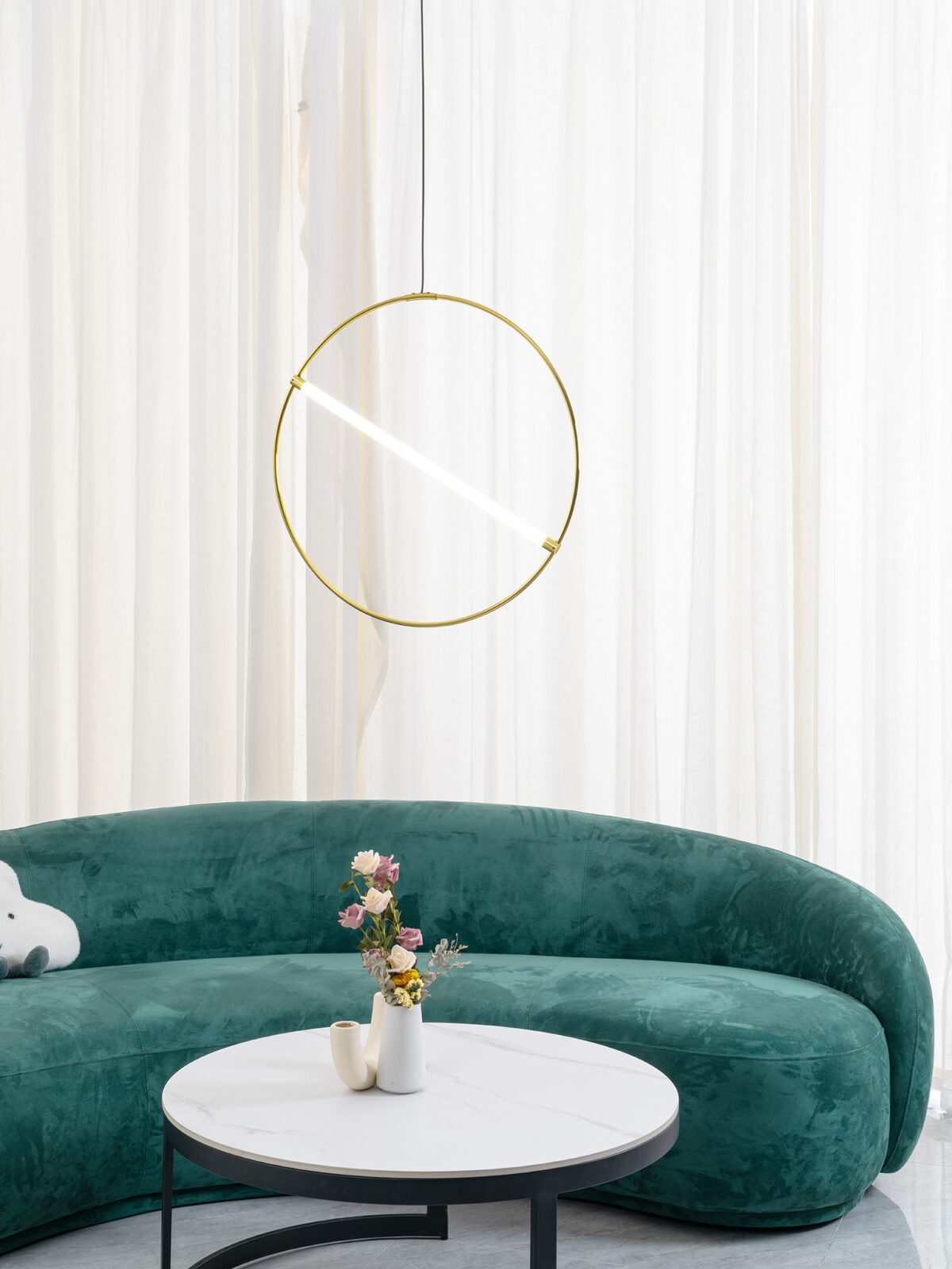 modern-geometric-circular-brass-pendant-light-led-suspension-lamp-for-living-room