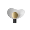 Elegant Modern Marble and Metal Sculptural Table Lamp for Reading
