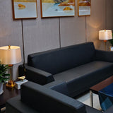 Elegant Modern Gold Bedside Table Lamp with White Linen Shade and Glass Base