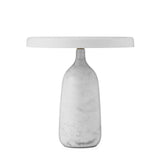 Eddy Modern Marble Base Table Lamp with Adjustable Steel Shade and Integrated LED