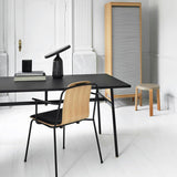 Eddy Modern Marble Base Table Lamp with Adjustable Steel Shade and Integrated LED