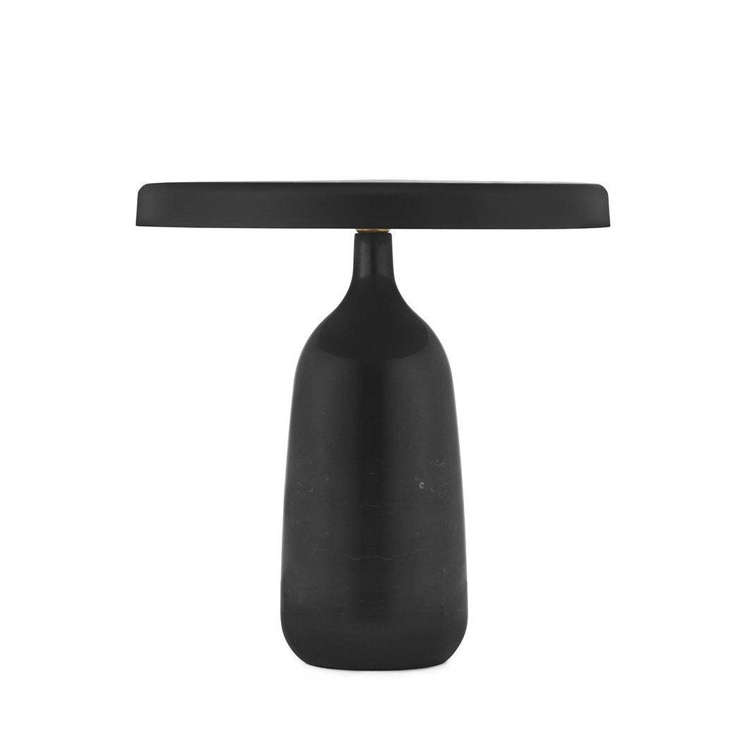 Eddy Modern Marble Base Table Lamp with Adjustable Steel Shade and Integrated LED
