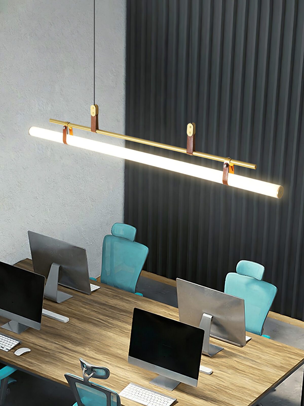modern-minimalist-linear-led-chandelier-with-leather-accents-for-dining-room-and-living-area