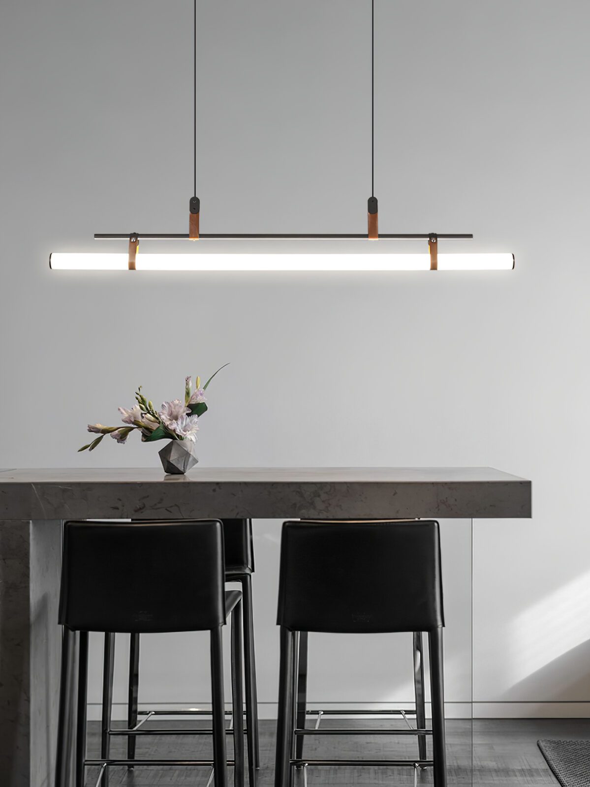 modern-minimalist-linear-led-chandelier-with-leather-accents-for-dining-room-and-living-area