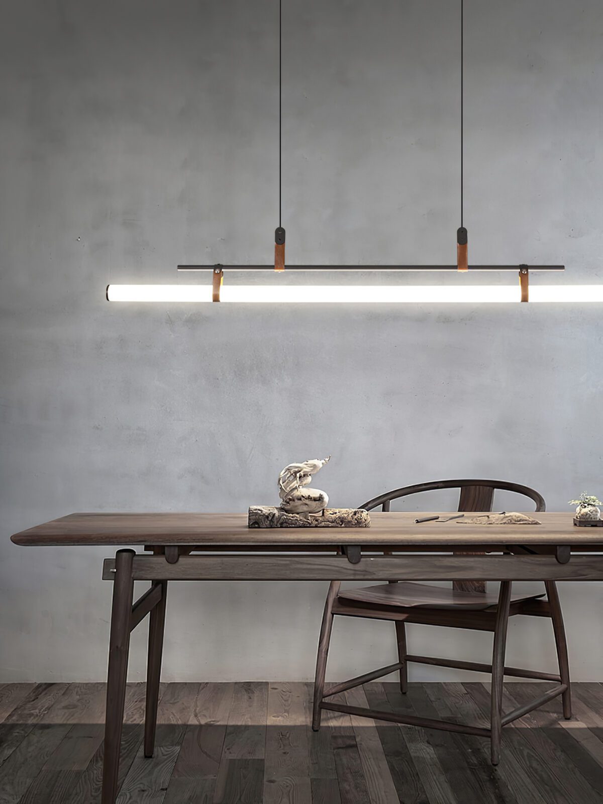 modern-minimalist-linear-led-chandelier-with-leather-accents-for-dining-room-and-living-area