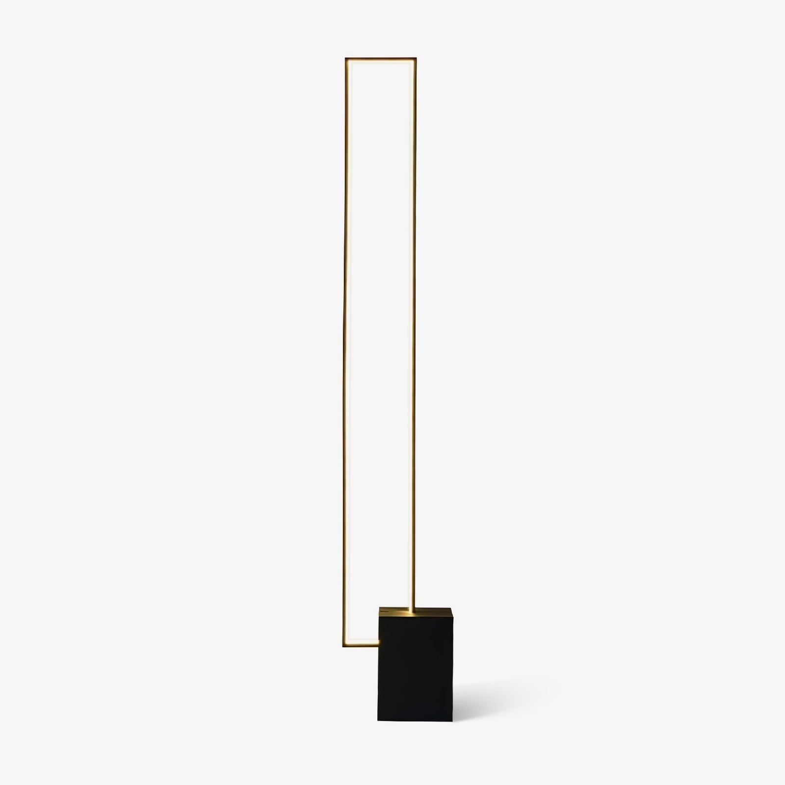 Minimalist Linear LED Standing Floor Lamp for Modern Living Room and Bedroom Reading