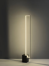 Minimalist Linear LED Standing Floor Lamp for Modern Living Room and Bedroom Reading