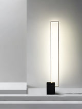 Minimalist Linear LED Standing Floor Lamp for Modern Living Room and Bedroom Reading