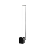 Minimalist Linear LED Standing Floor Lamp for Modern Living Room and Bedroom Reading