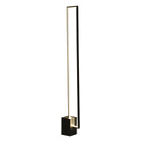 Minimalist Linear LED Standing Floor Lamp for Modern Living Room and Bedroom Reading