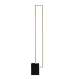 Minimalist Linear LED Standing Floor Lamp for Modern Living Room and Bedroom Reading