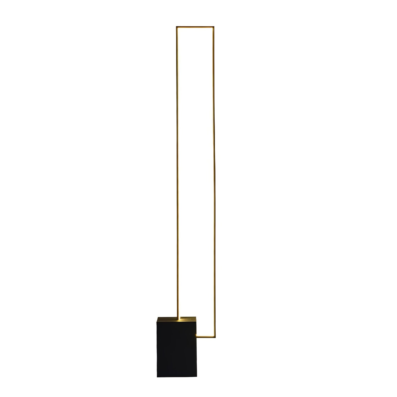 Minimalist Linear LED Standing Floor Lamp for Modern Living Room and Bedroom Reading