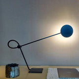 Modern Architectural Geometric LED Table Lamp for Contemporary Home Office and Living Spaces