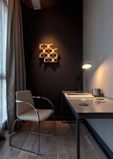 Modern Architectural Geometric LED Table Lamp for Contemporary Home Office and Living Spaces