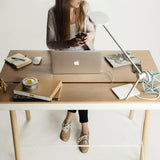 Modern Architectural Geometric LED Table Lamp for Contemporary Home Office and Living Spaces