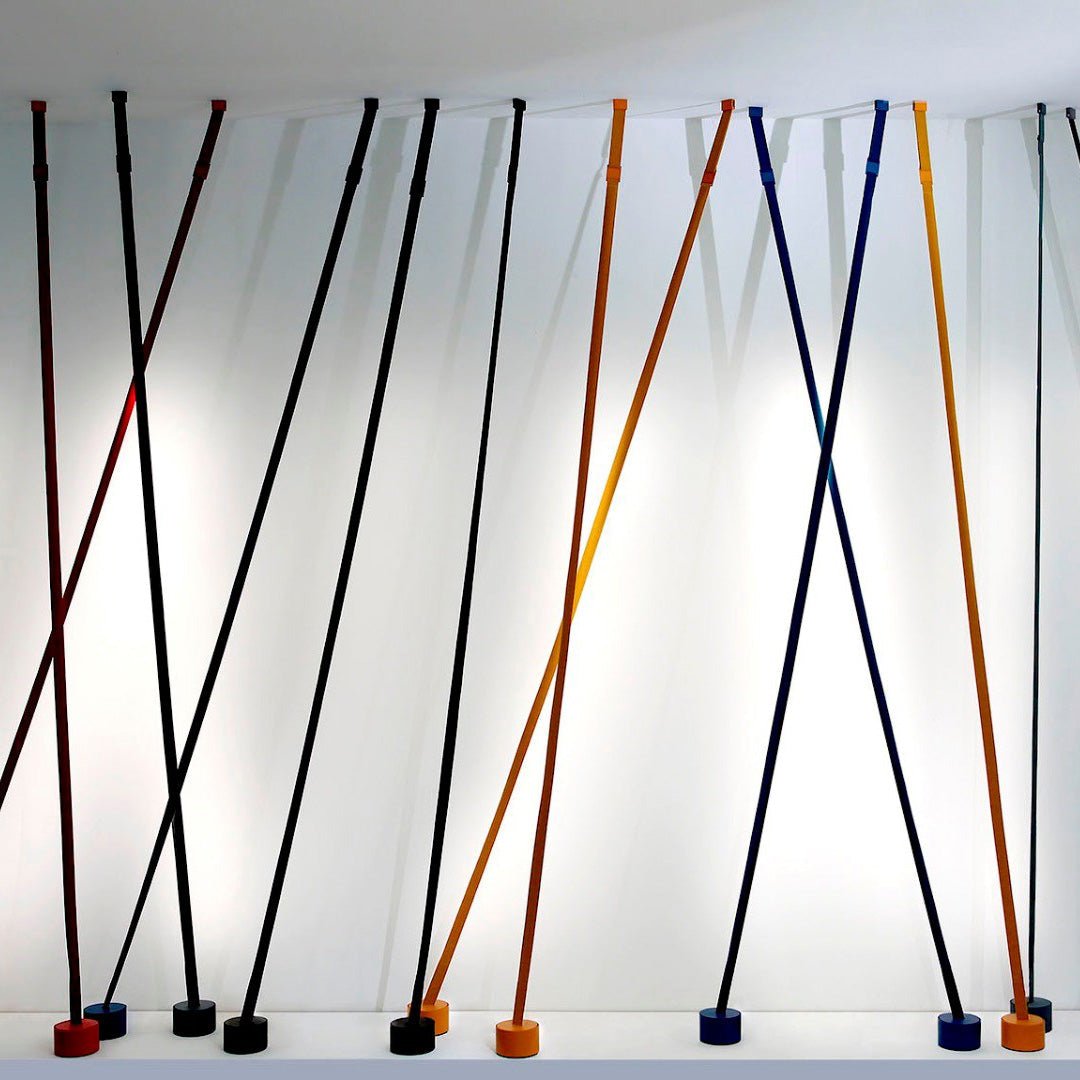 Modern Flexible Textile Floor to Ceiling LED Lamp Tension Based Adjustable Strip Lighting