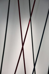 Modern Flexible Textile Floor to Ceiling LED Lamp Tension Based Adjustable Strip Lighting