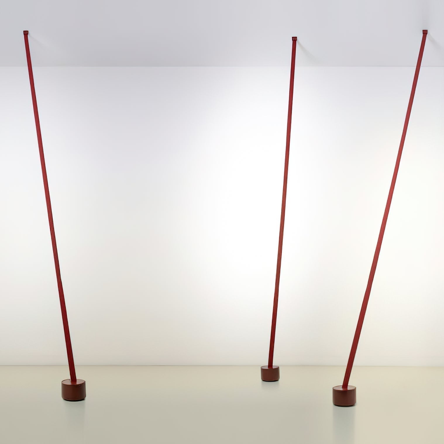 Modern Flexible Textile Floor to Ceiling LED Lamp Tension Based Adjustable Strip Lighting