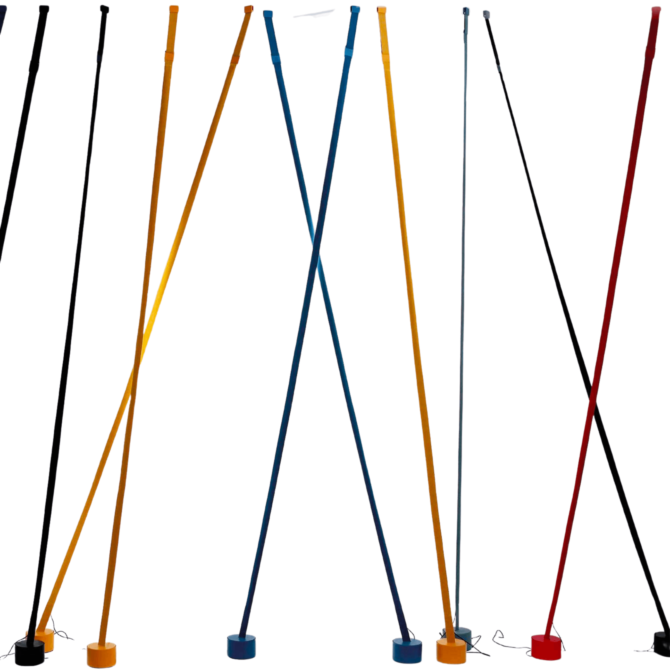 Modern Flexible Textile Floor to Ceiling LED Lamp Tension Based Adjustable Strip Lighting