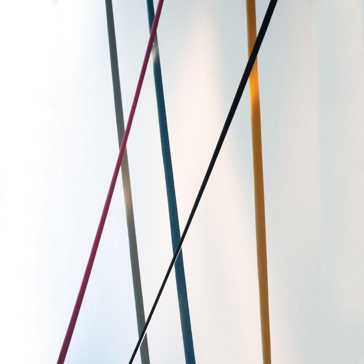 Modern Flexible Textile Floor to Ceiling LED Lamp Tension Based Adjustable Strip Lighting