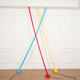 Modern Flexible Textile Floor to Ceiling LED Lamp Tension Based Adjustable Strip Lighting