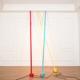 Modern Flexible Textile Floor to Ceiling LED Lamp Tension Based Adjustable Strip Lighting
