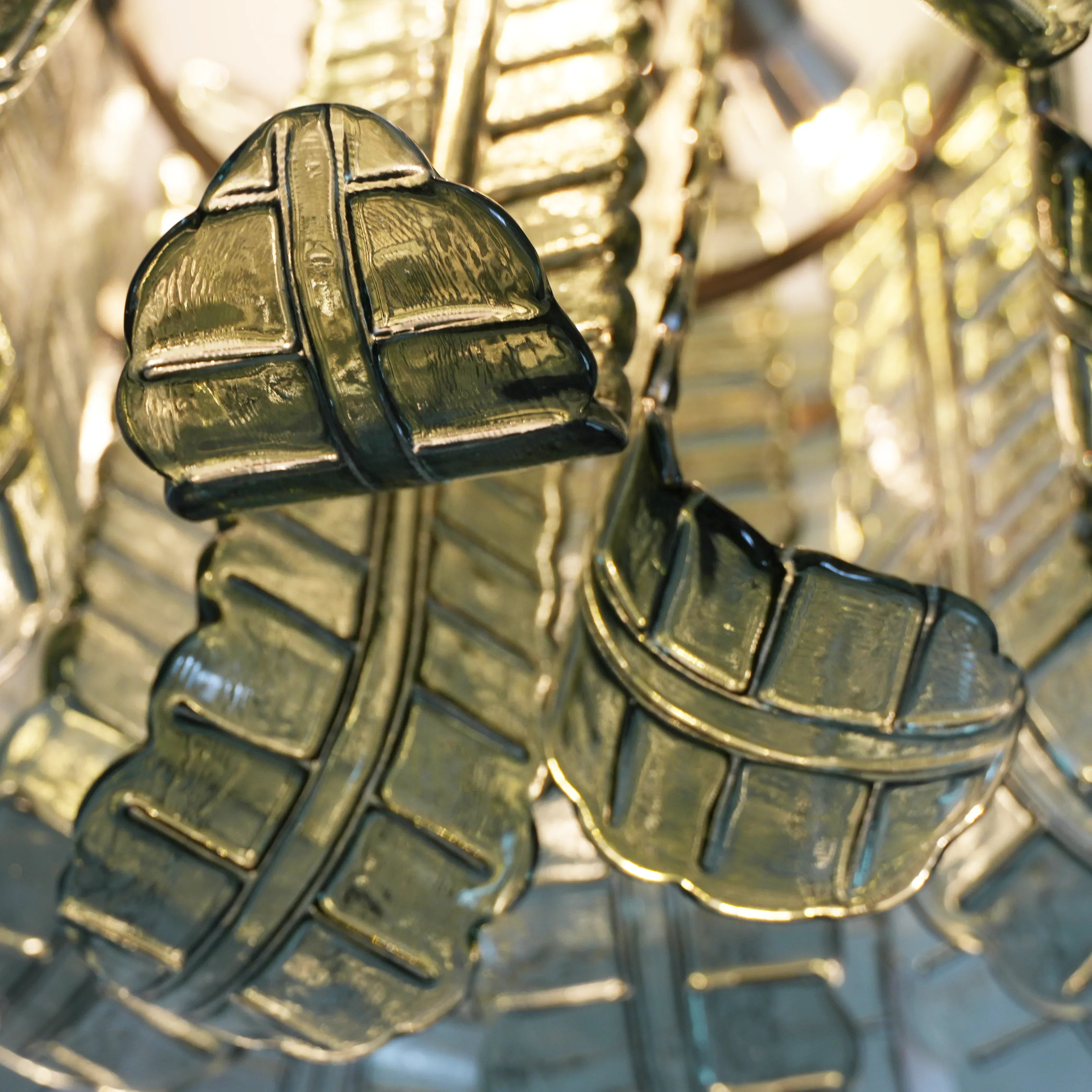 handcrafted-green-murano-leaf-glass-flush-mount-ceiling-lamp-for-luxury-interiors
