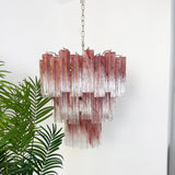 luxury-murano-pink-star-glass-chandelier-rose-gold-and-chrome-finish-ceiling-light