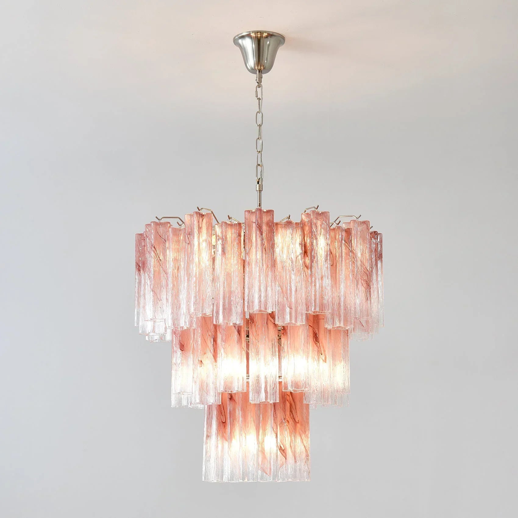 luxury-murano-pink-star-glass-chandelier-rose-gold-and-chrome-finish-ceiling-light