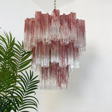 luxury-murano-pink-star-glass-chandelier-rose-gold-and-chrome-finish-ceiling-light
