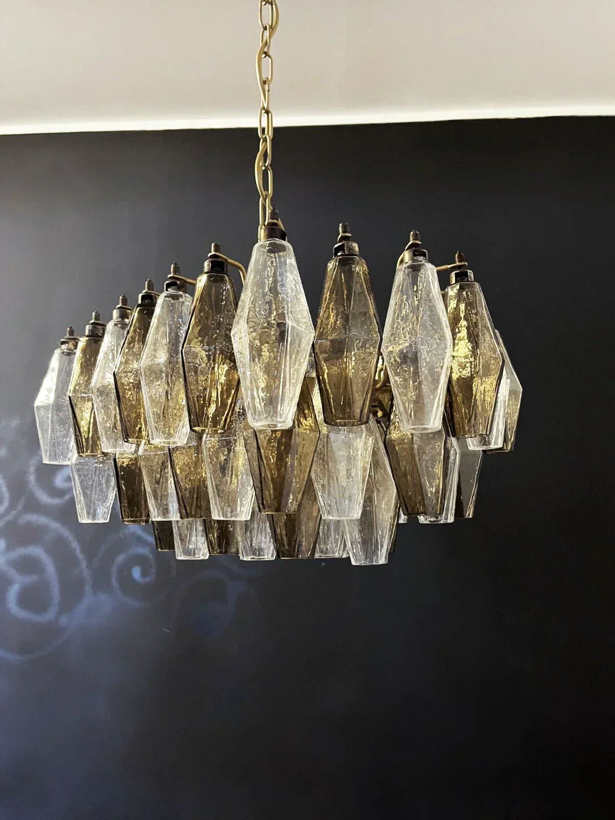 murano-poliedri-smoked-glass-chandelier-luxury-transparent-pendant-lighting-fixture