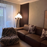 Modern Artistic Embrace Sculpture Floor Lamp with Radiant LED Glass Spheres