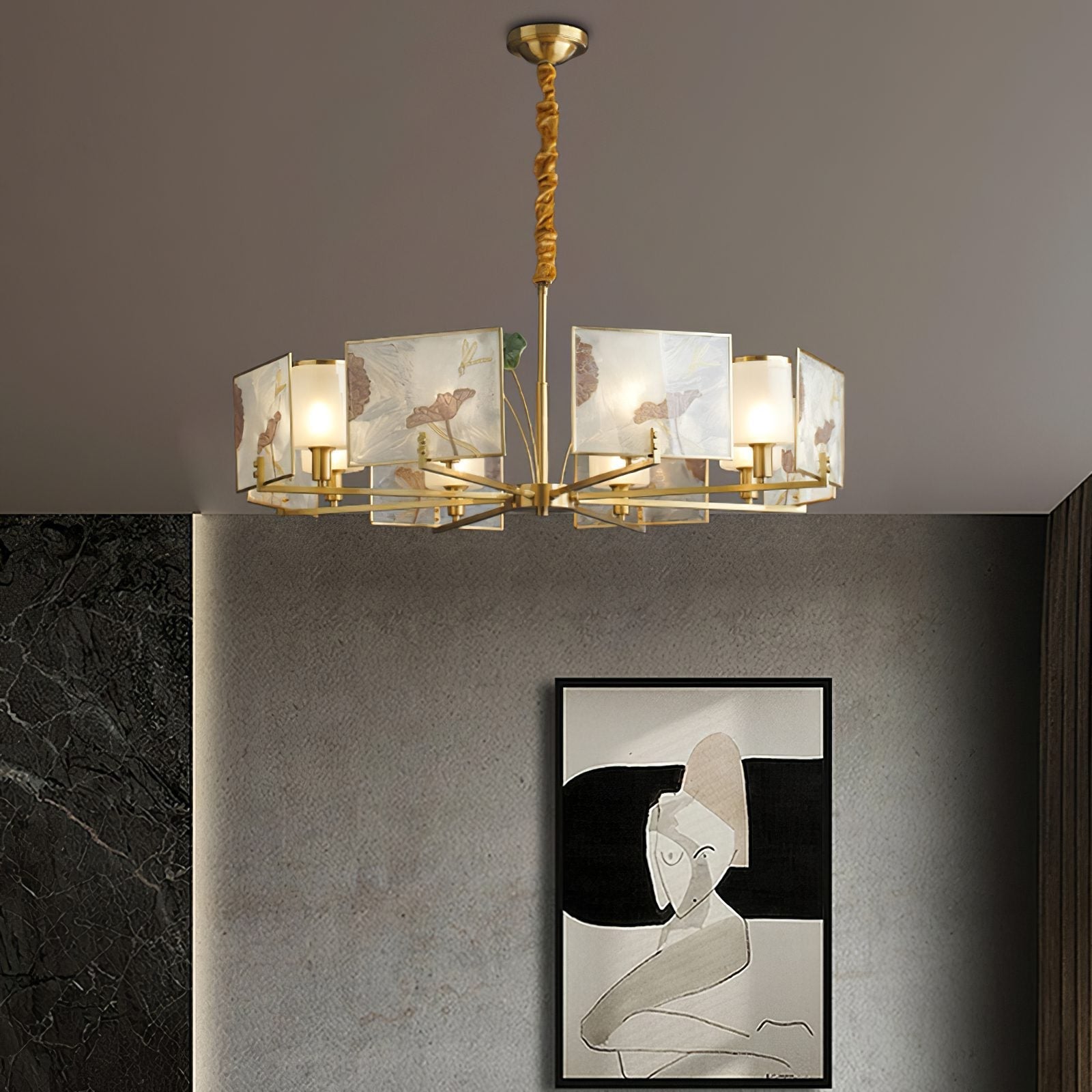 enamel-lotus-flower-brass-chandelier-hand-painted-gold-pendant-light-for-dining-room