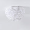Modern Goose Feather Ceiling Lamp for Bedroom and Living Room Decor