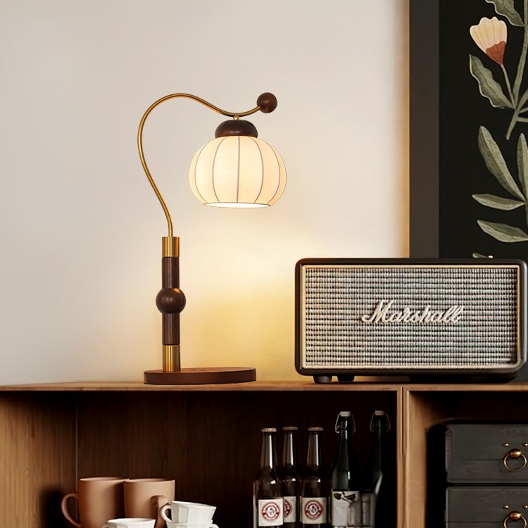 mid-century-modern-silk-fiber-pumpkin-table-lamp-with-ash-wood-base-for-bedside-lighting