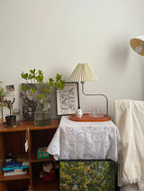 Elegant Eterna TL Fabric Shade Table Lamp for Bedroom and Hotel Side Tables