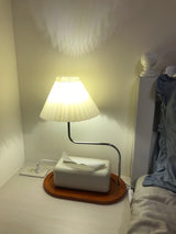 Elegant Eterna TL Fabric Shade Table Lamp for Bedroom and Hotel Side Tables