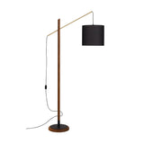 mid-century-modern-walnut-wood-arched-floor-lamp-with-fabric-drum-shade-standing-light