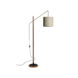 mid-century-modern-walnut-wood-arched-floor-lamp-with-fabric-drum-shade-standing-light