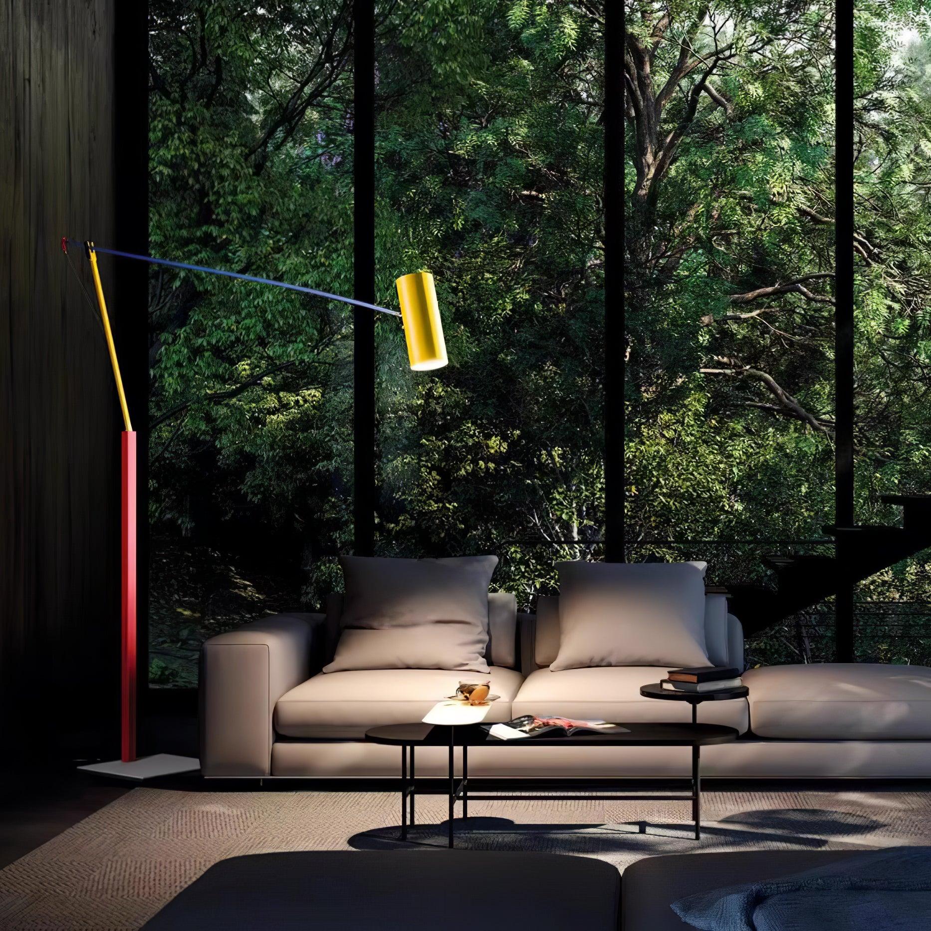 Modern Ettorino Style Adjustable LED Floor Lamp for Reading and Living Spaces