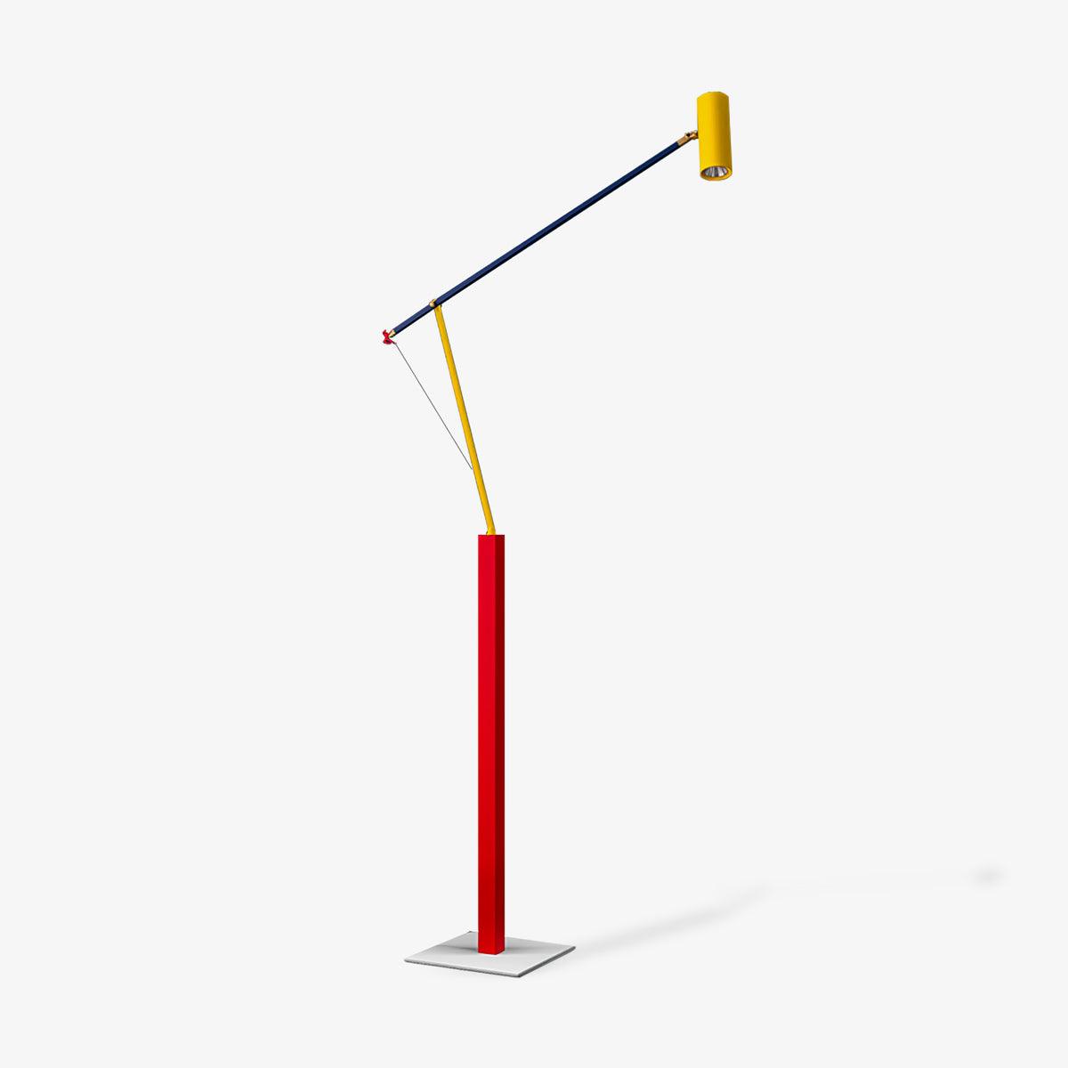 Modern Ettorino Style Adjustable LED Floor Lamp for Reading and Living Spaces