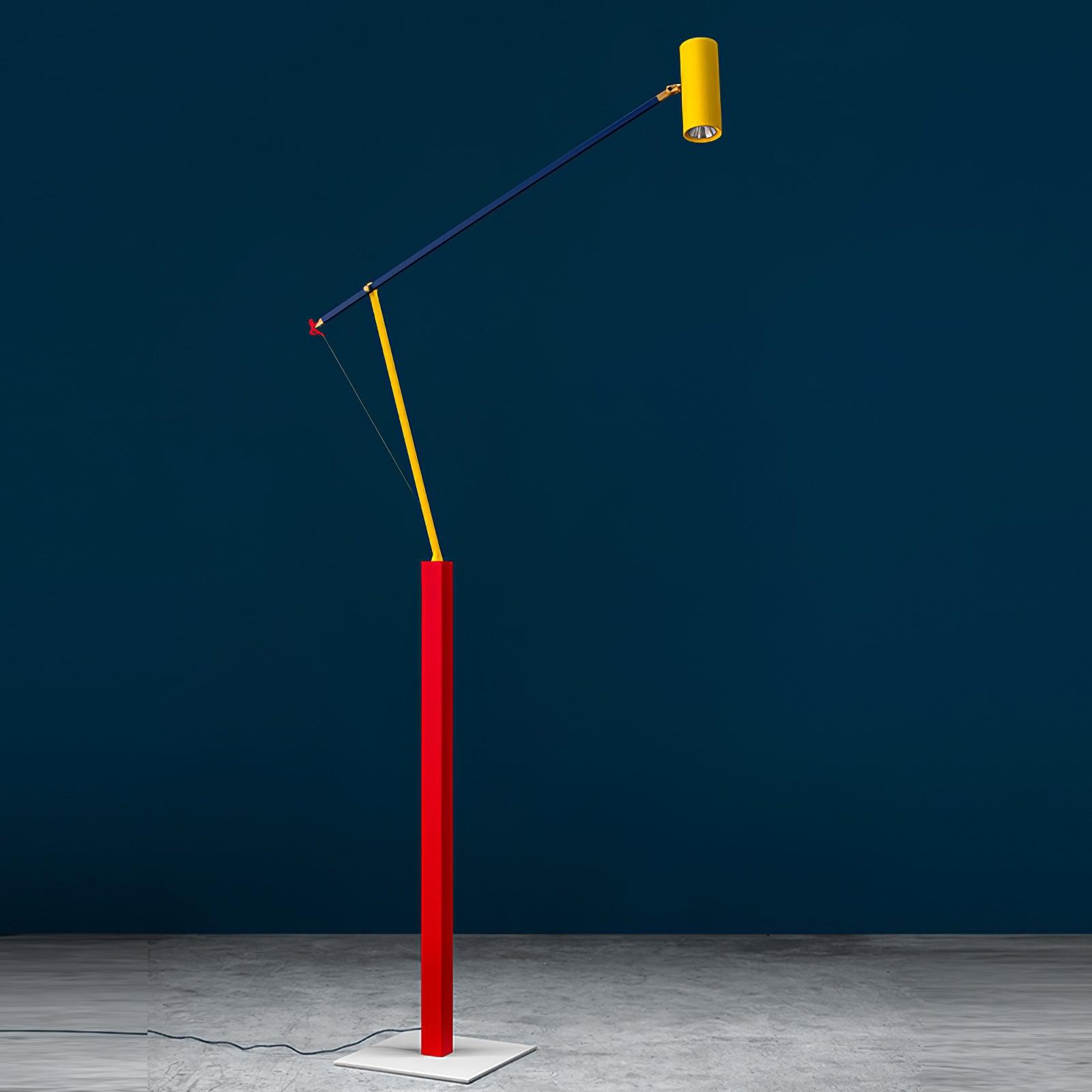 Modern Ettorino Style Adjustable LED Floor Lamp for Reading and Living Spaces