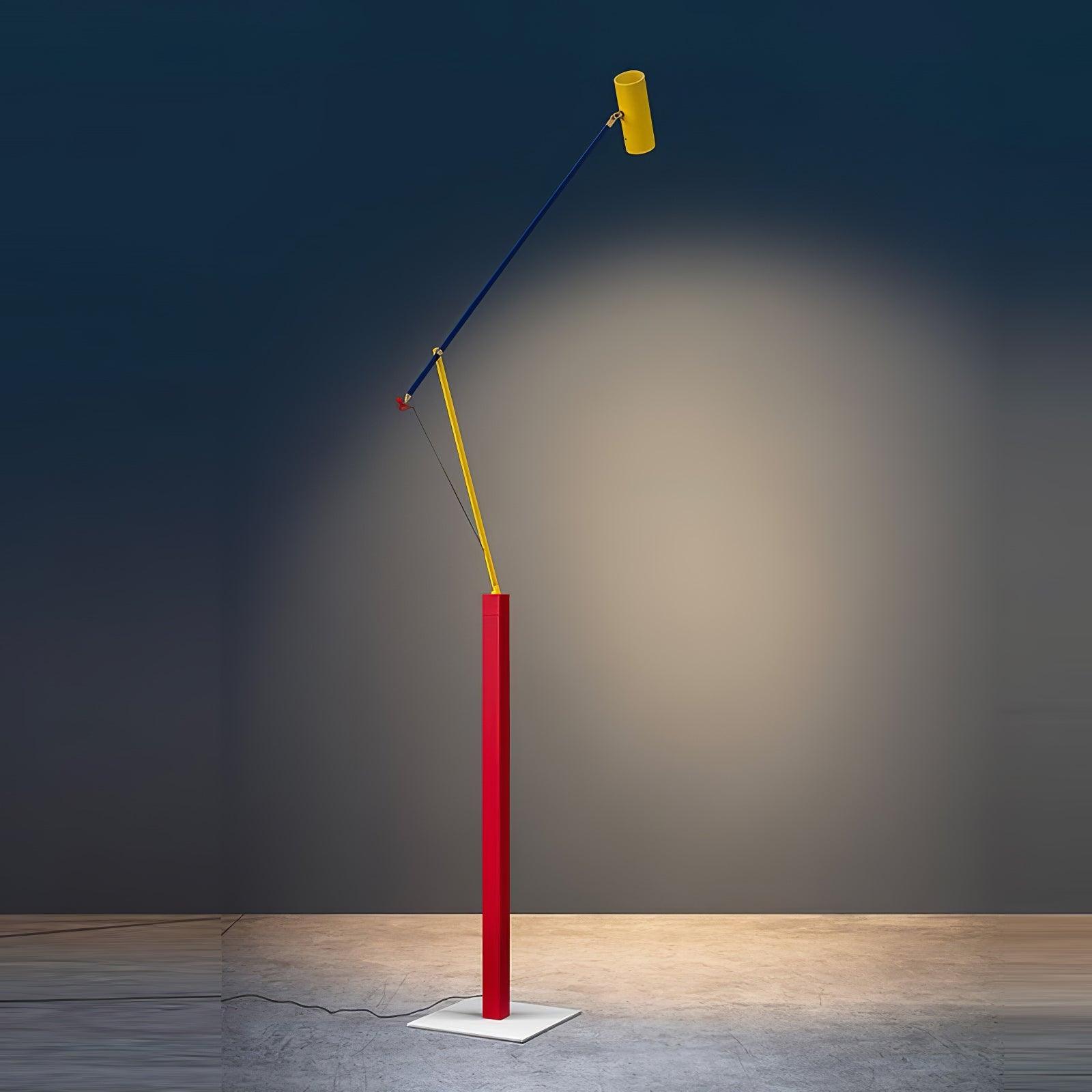 Modern Ettorino Style Adjustable LED Floor Lamp for Reading and Living Spaces