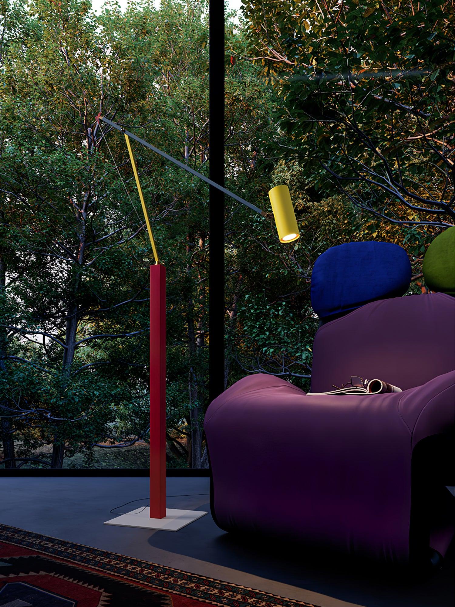 Modern Ettorino Style Adjustable LED Floor Lamp for Reading and Living Spaces