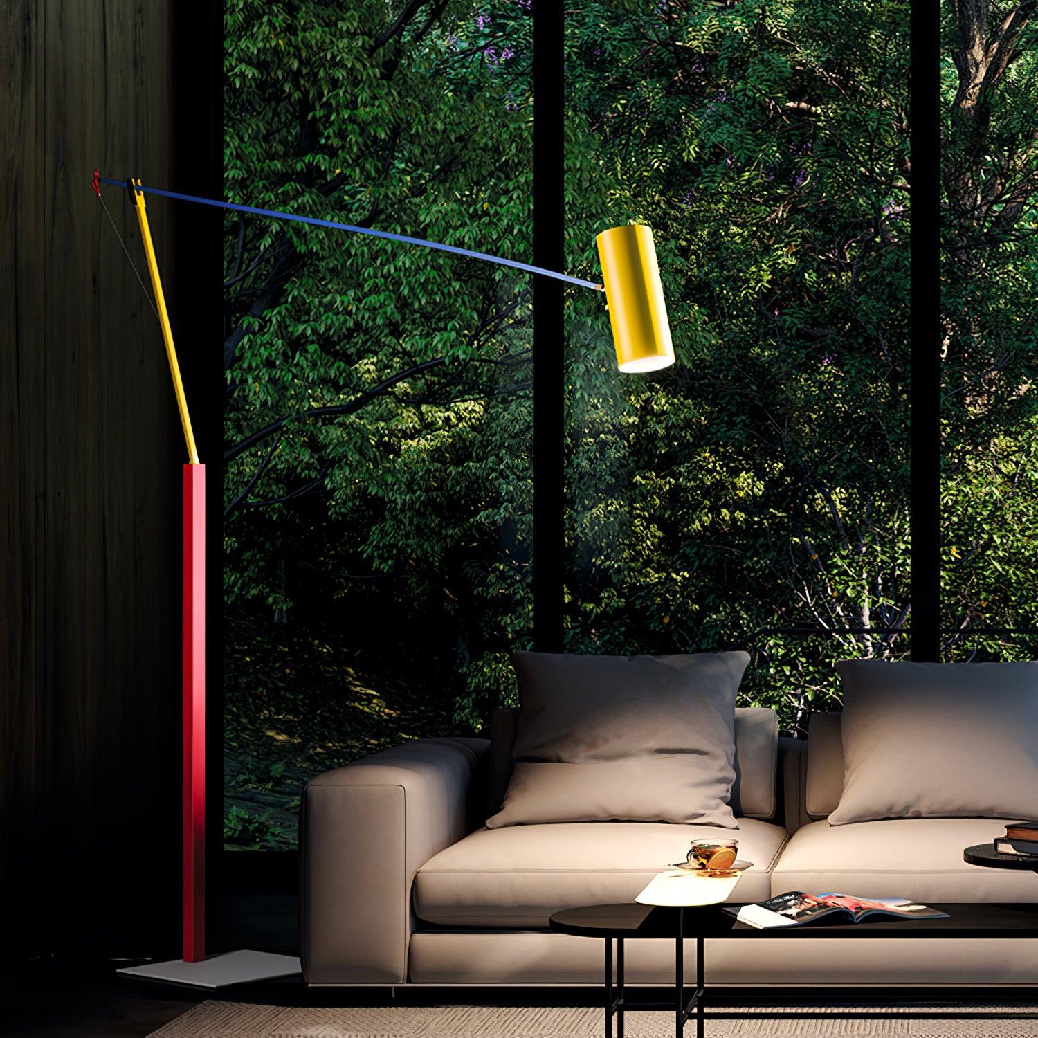 Modern Ettorino Style Adjustable LED Floor Lamp for Reading and Living Spaces